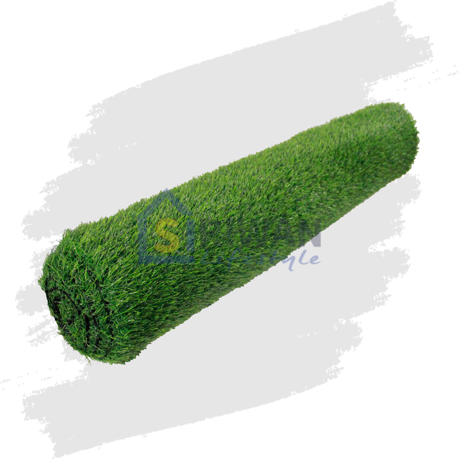 Bellinturf  หญ้าเทียม ปูพื้น ตกแต่งสวน ขนาด 1x5เมตร ความสูงของหญ้า 15 mm.