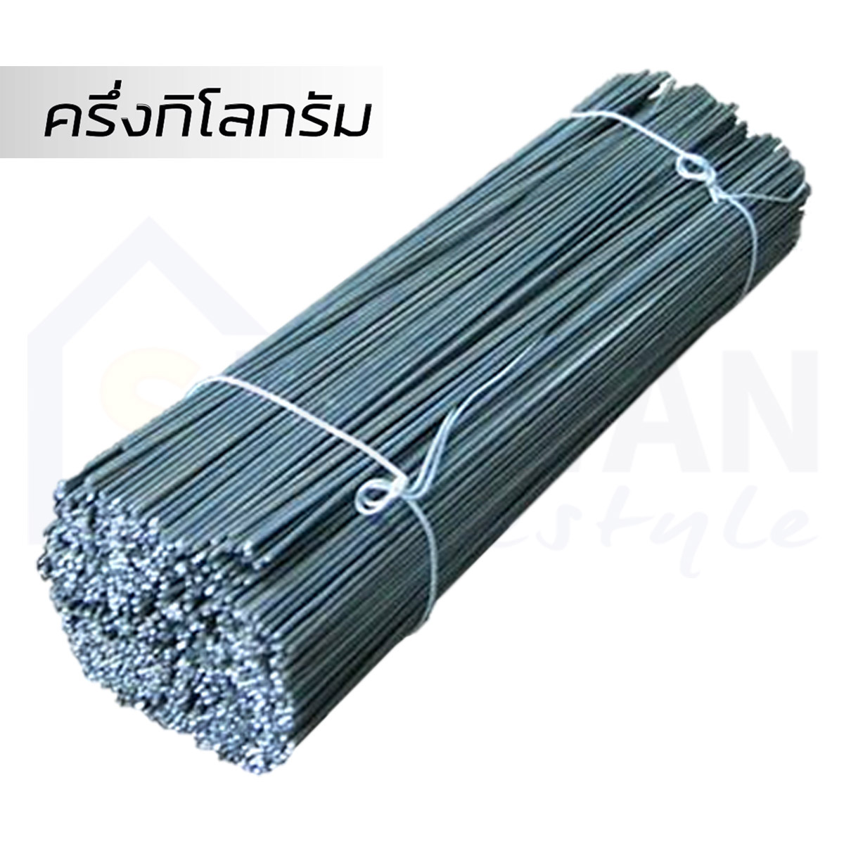 PTK ลวดผูกเหล็ก ตัดสำเร็จ #19 ขนาด(1.0x250mm.) บรรจุ  (ครึ่งกิโล)  รหัส TW19-25