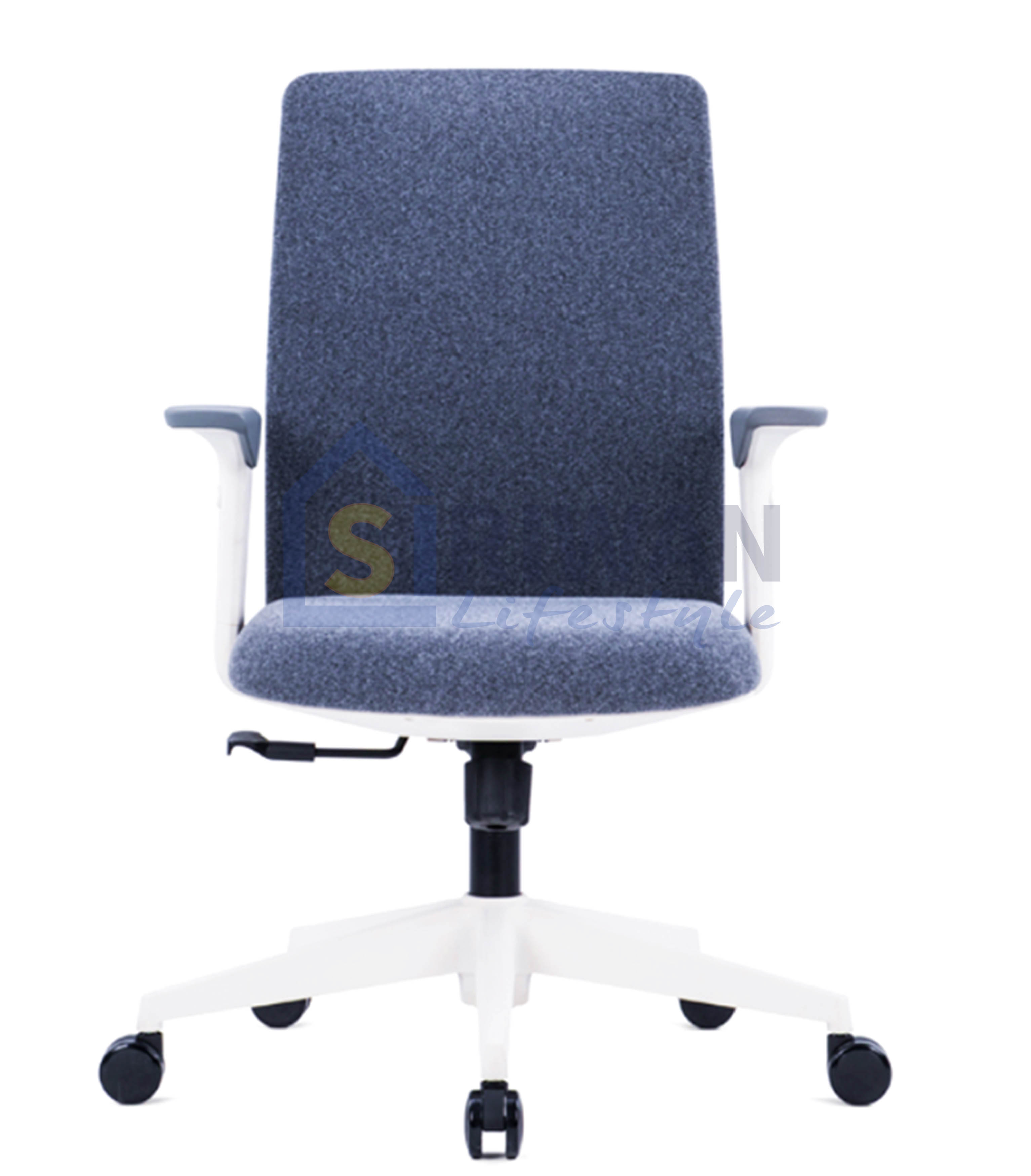 SITZONE เก้าอี้สำนักงาน เก้าอี้ทำงาน ปรับระดับความสูงเก้าอี้และที่ท้าวแขนได้ เบาะปรับเอนได้ รับน้ำหนักได้ 125กก. รุ่น CH330BBS