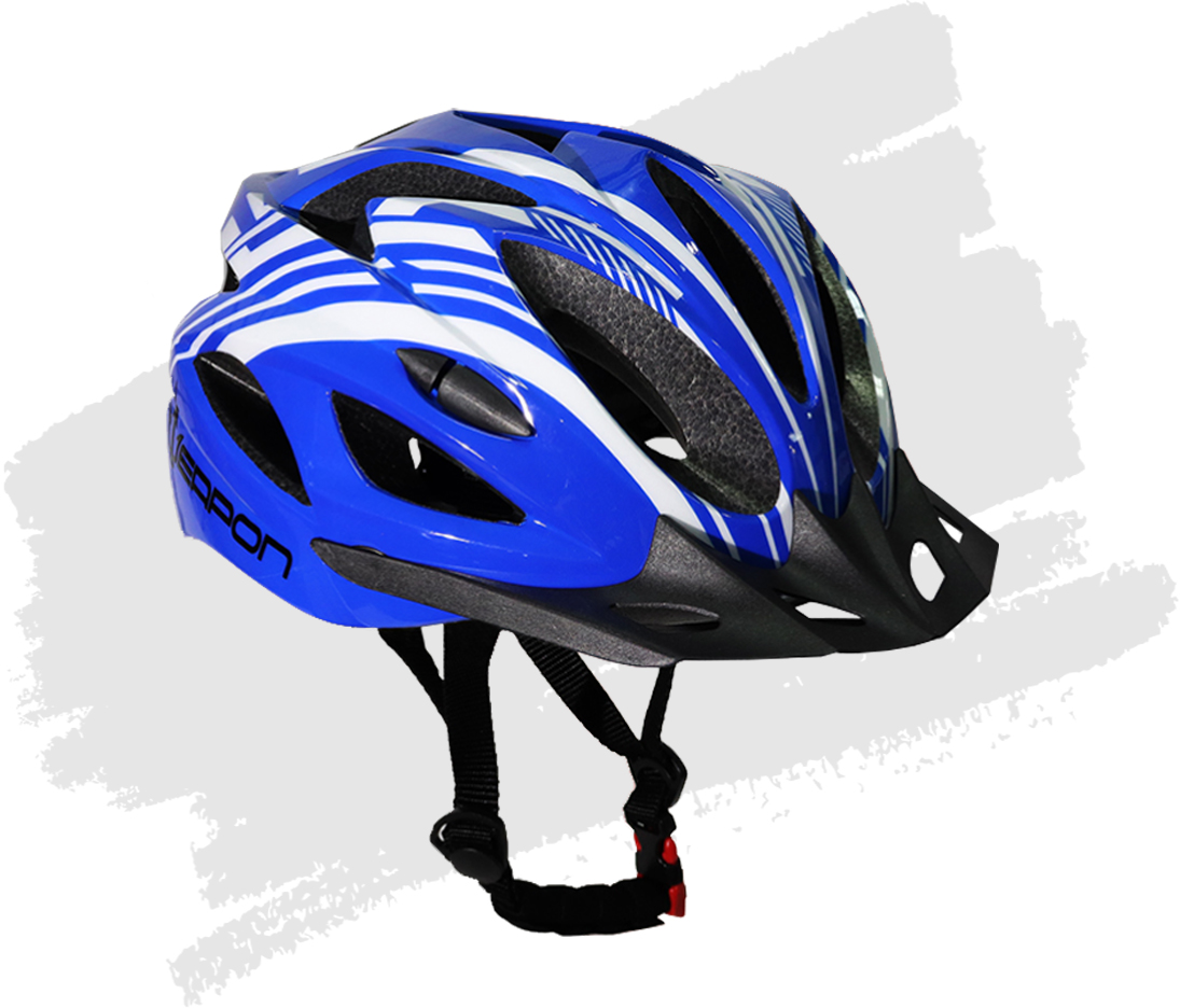 HELMET หมวกจักรยาน หมวกปั่นจักรยาน SIZE L เส้นรอบศรีษะ 58-61เซนติเมตร WEAPON รุ่น WT-012