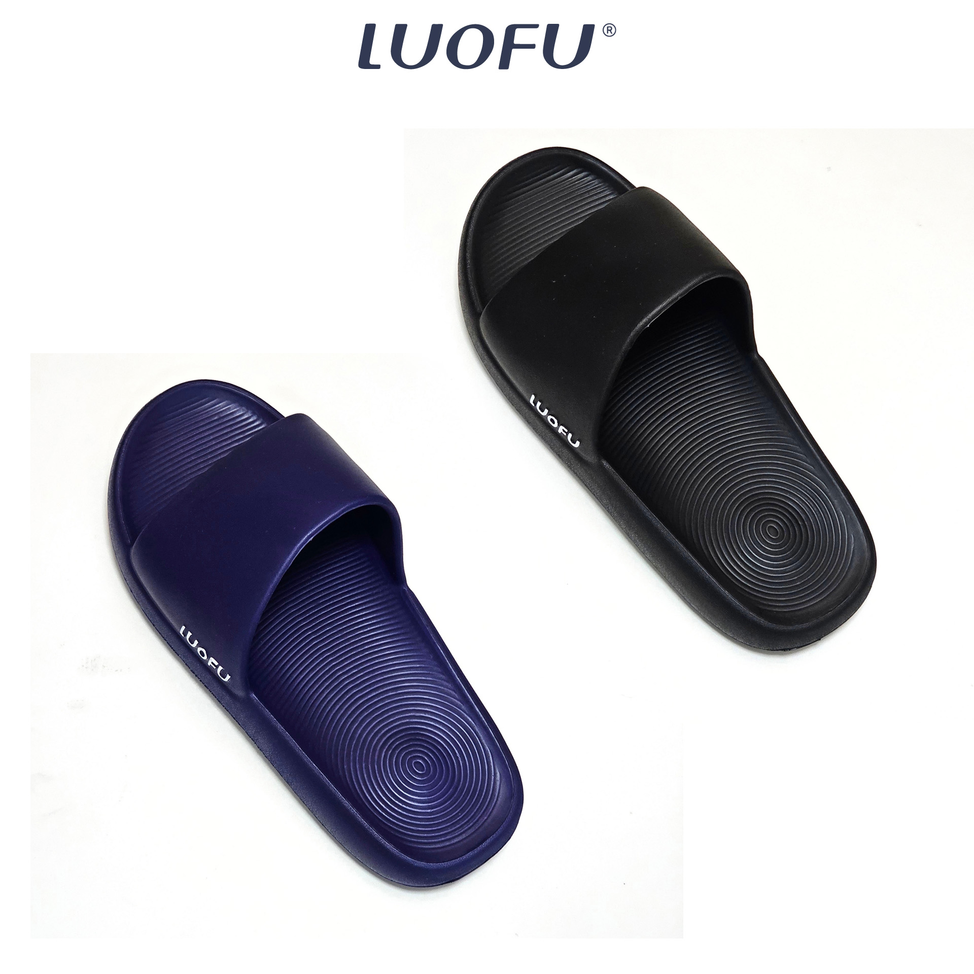 LUOFU รองเท้าแตะผู้ชาย รองเท้าแตะแบบสวม แฟชั่น ใส่สบายเท้า รหัส E6225